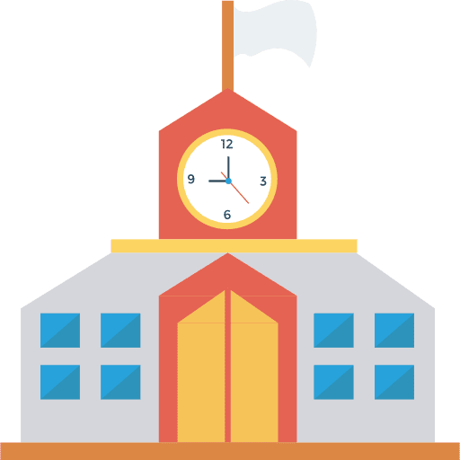 School school education buildings icon