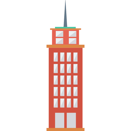 Skyscrapper building architectonic skyscrapper icon