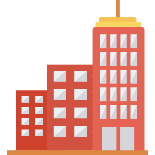 Hotel holidays buildings architecture and city icon