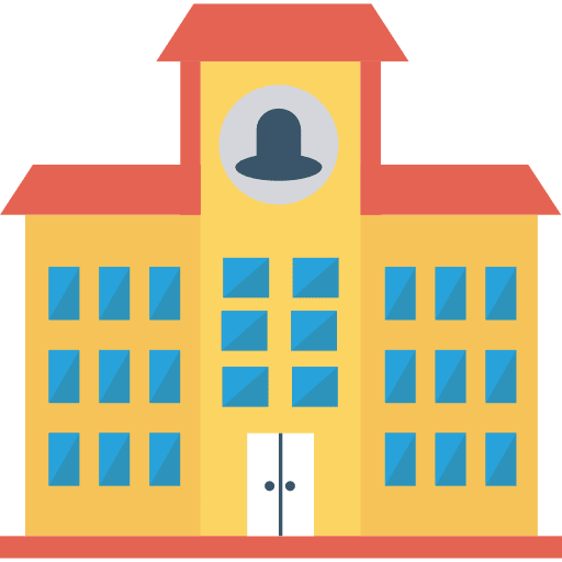 Hotel vacations architecture and city holidays icon