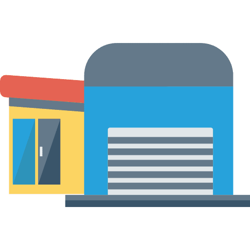 House architecture real estate garage icon