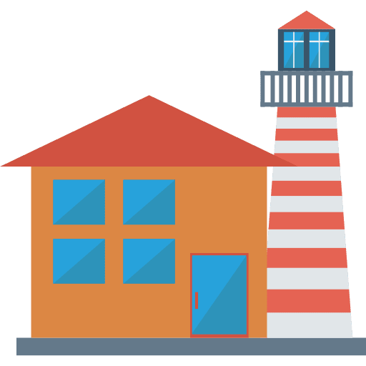 House house lighthouse property icon