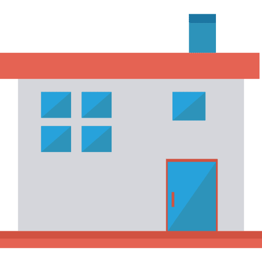 House construction property buildings icon