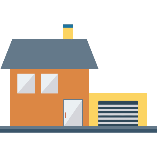 House real estate home construction icon