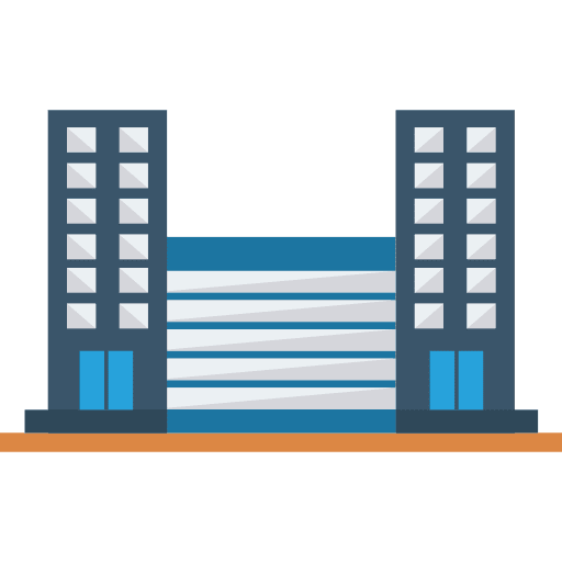 Mall commerce construction buildings icon