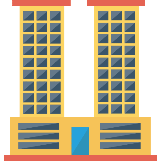 Office block buildings office block building icon