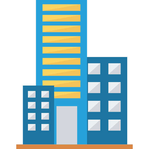 Skyscraper building urban architectonic icon