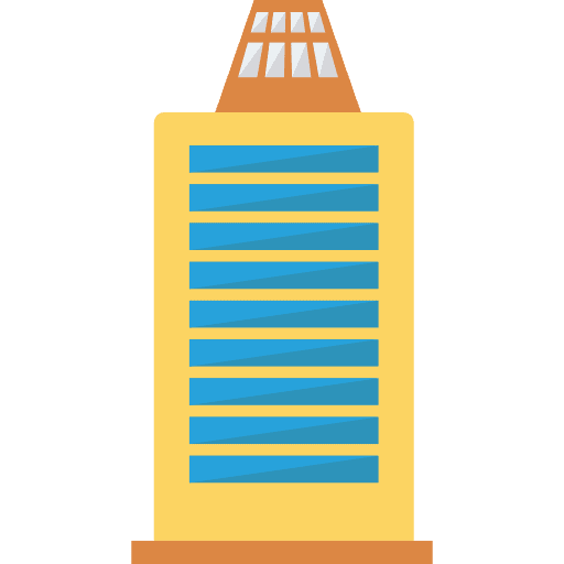 Building city architectonic architecture and city icon