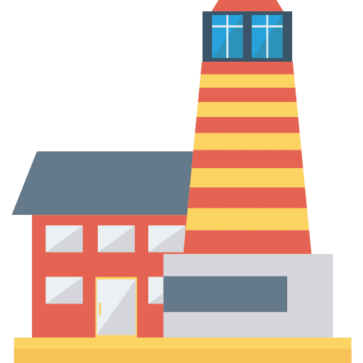 Building city architecture and city office icon