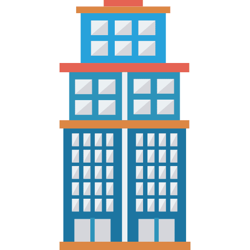 Building urban architectonic town icon