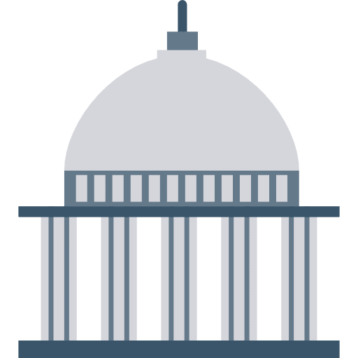 Capitol monuments political politician icon