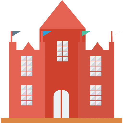 Castle medieval castle architecture and city icon