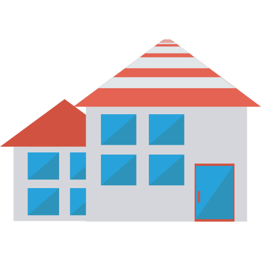 Home construction real estate property icon