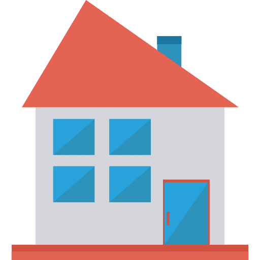 Home construction real estate property icon