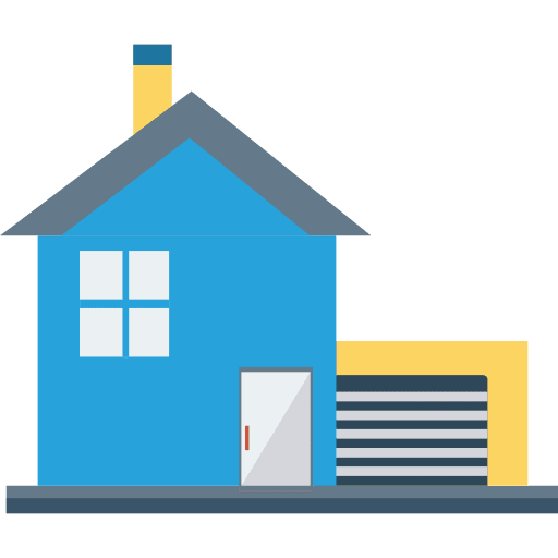 Home house home garage icon