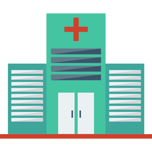 Hospital hospital buildings architectonic icon
