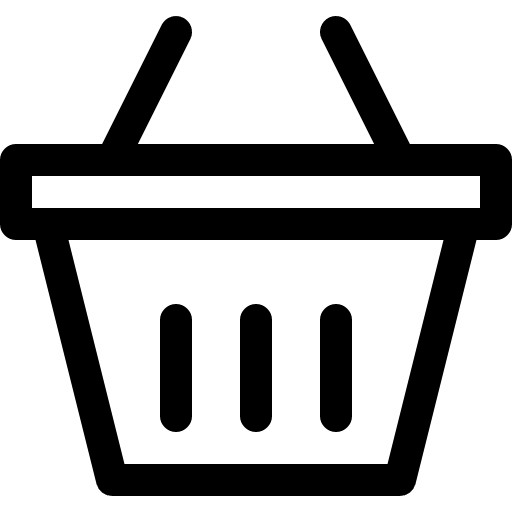 Shopping basket store container shopping basket icon