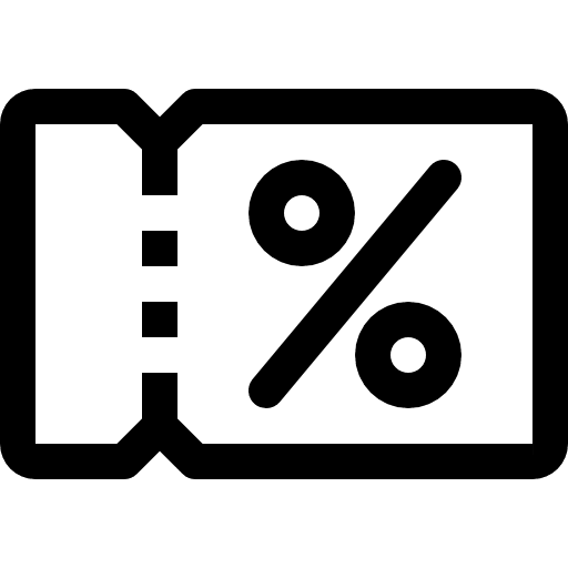 Coupon commerce discount voucher coupon icon