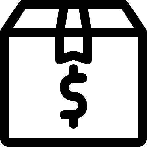 Delivery box shipping and delivery box delivery icon