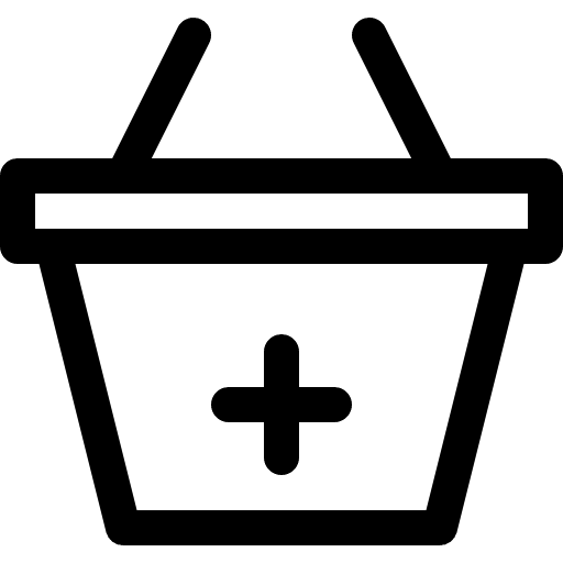 Shopping basket commerce add shopping basket icon