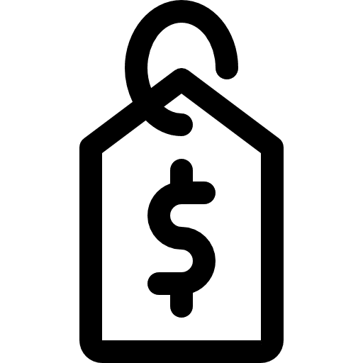Tag dollar price tag tag icon