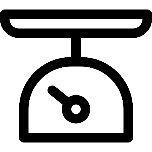 Scale scale kitchen balance icon