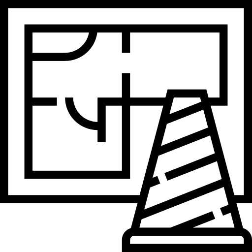 Blueprint architecture blueprint plant icon