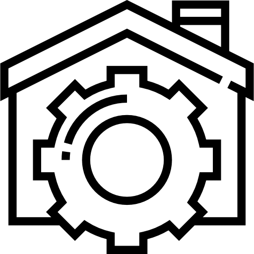 House property buildings real estate icon