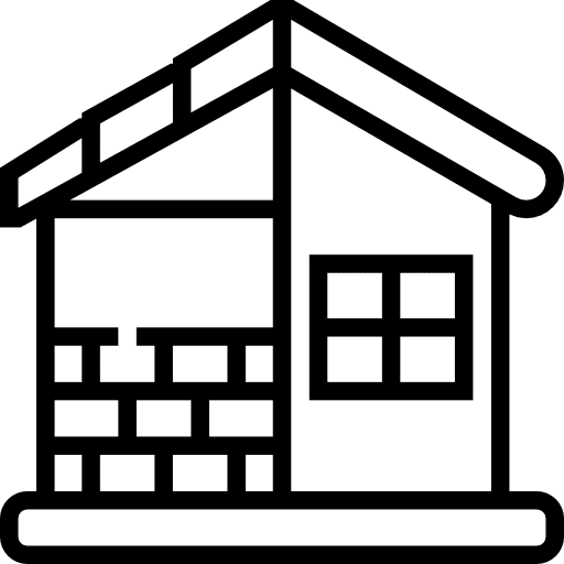 House real estate construction and tools buildings icon