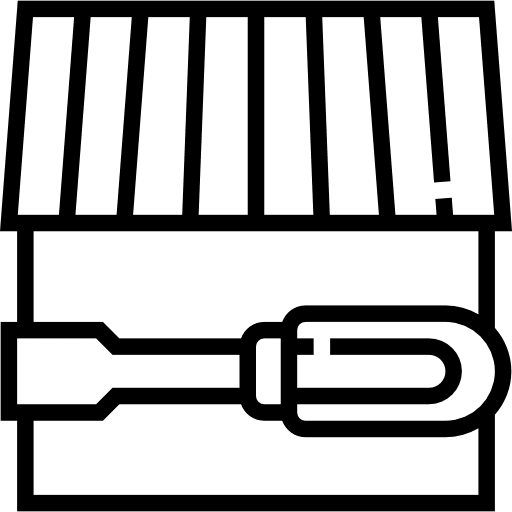 House repair house construction and tools tool icon