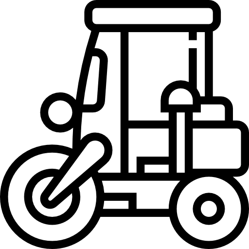 Steamroller transport steamroller road icon