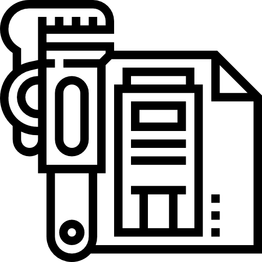 Wrench tools and utensils garage construction and tools icon