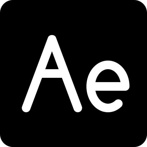 After effects edit interface adobe icon