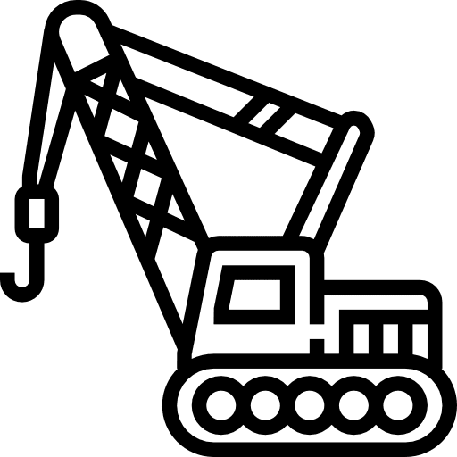 Crane hook crane lift icon