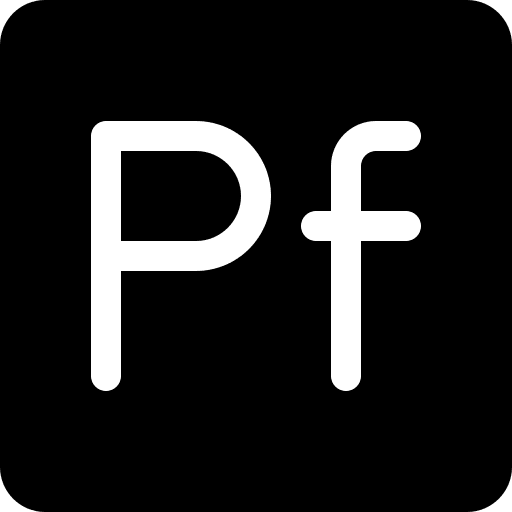 Portfolio program logo adobe icon