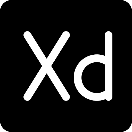Experience xd graphic design brands and logotypes icon