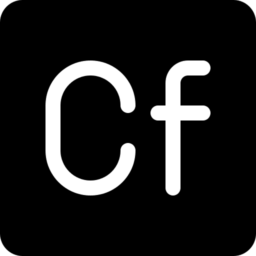 Coldfusion file adobe graphic design icon