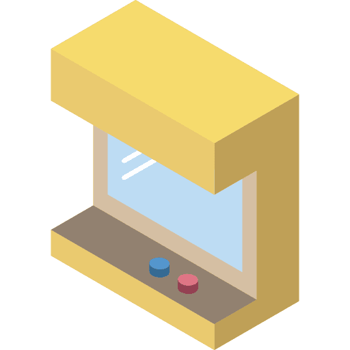 Arcade game electronic game console technology icon