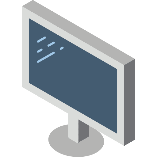 Monitor technology screen electronics icon