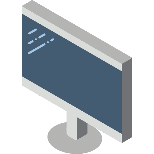 Monitor tv electronics screen icon