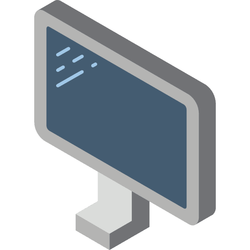 Monitor tv electronics television icon