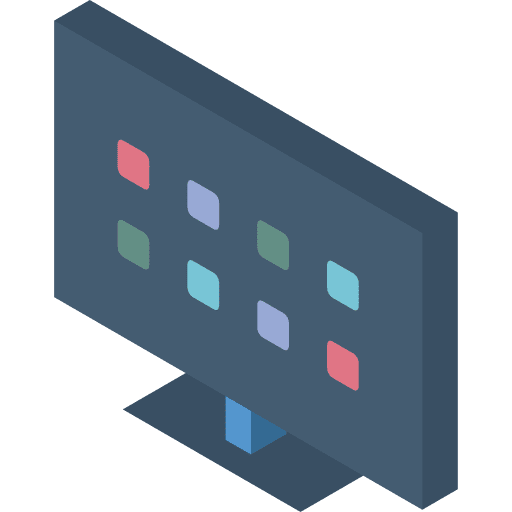 Monitor television electronics tv icon