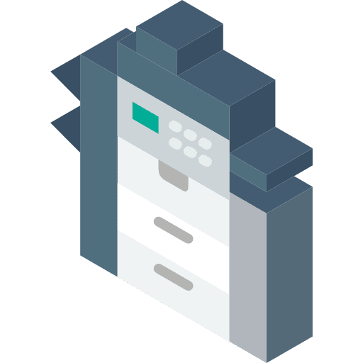 Printer ink paper printer icon