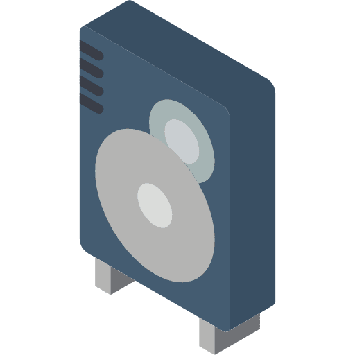 Speaker music player audio sound box icon