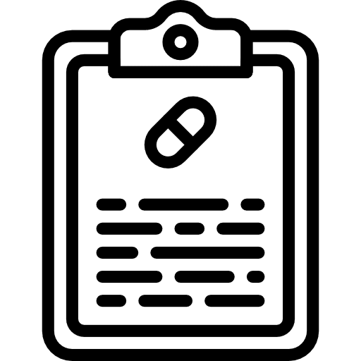 Medical history health medical report report icon