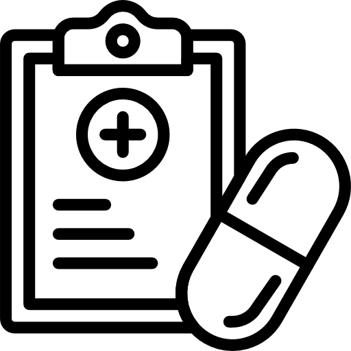 Medical history medical report veterinary report icon