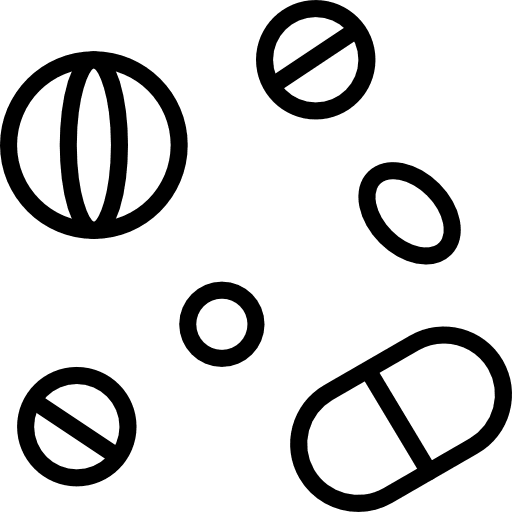 Medicine drugs healthcare and medical medicine icon