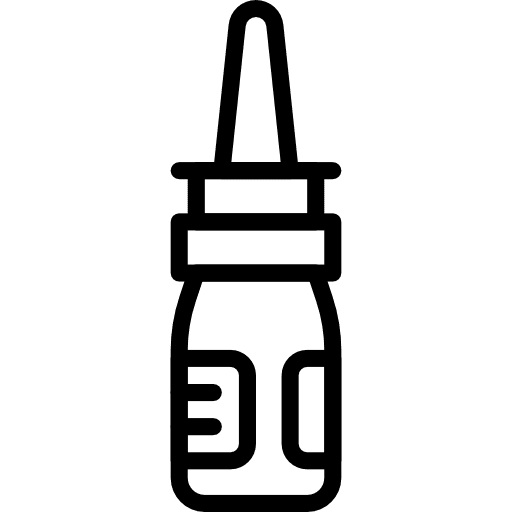 Nasal spray medical tool medicine icon