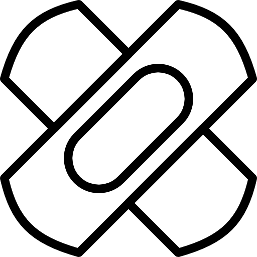 Band aid band aid hospital health care icon