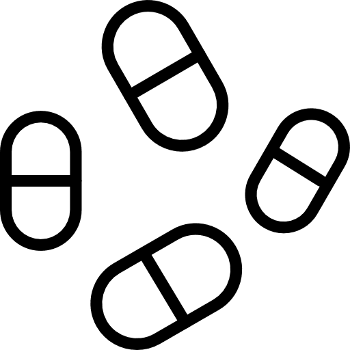Medicine drugs healthcare and medical medicine icon